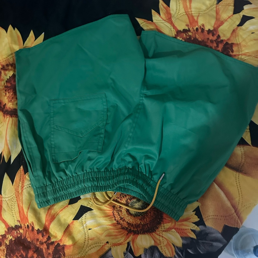 Rhude Green Men's Athletic Shorts